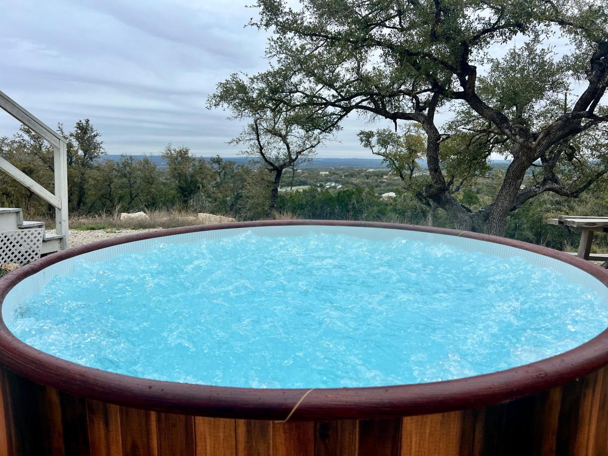 The Perch- Texas Tiny Haus With Amazing Views Villa Spring Branch Eksteriør bilde